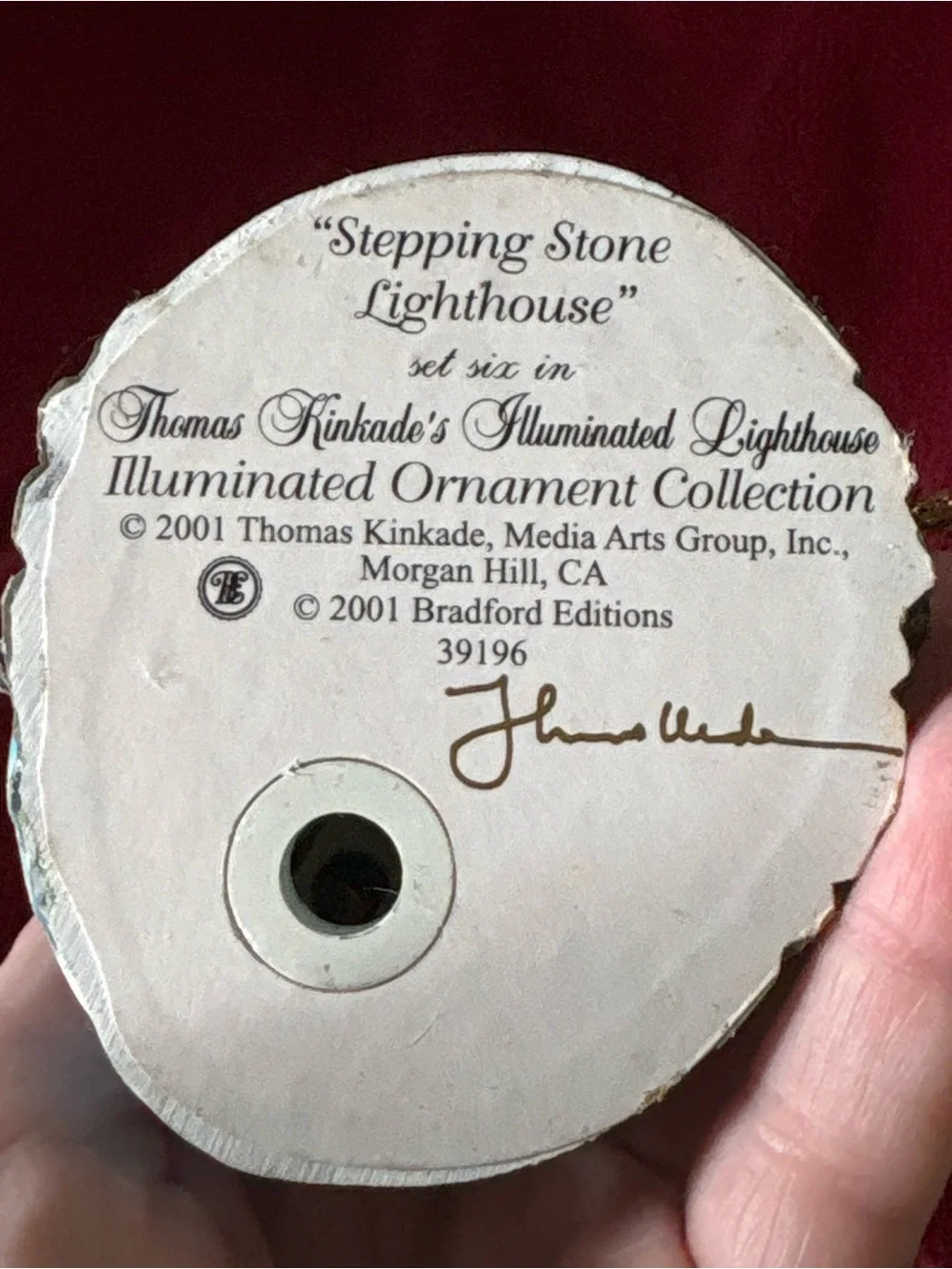 Thomas Kinkade decorative lighthouse